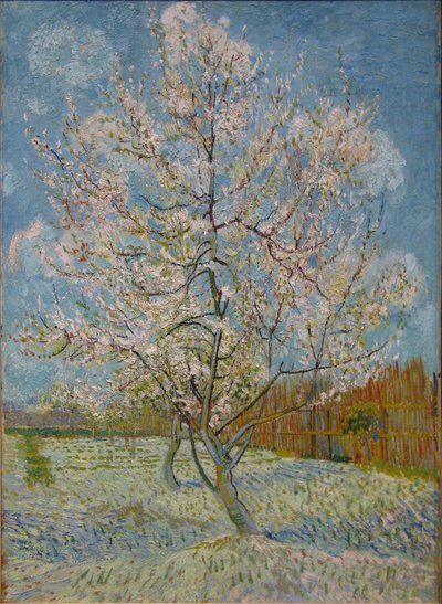 The Pink Peach Tree by Vincent van Gogh